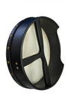 MUZIKOR14"X4" HEARTLAND BLACK BODHRAN PRETUNED T-BAR DRUMS