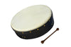 MUZIKOR14"X4" HEARTLAND BLACK BODHRAN PRETUNED T-BAR DRUMS