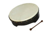 MUZIKOR 16"X4" HEARTLAND BLACK BODHRAN PRETUNED T-BAR DRUMS