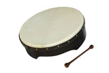 MUZIKOR 16"X4" HEARTLAND BLACK BODHRAN PRETUNED T-BAR DRUMS