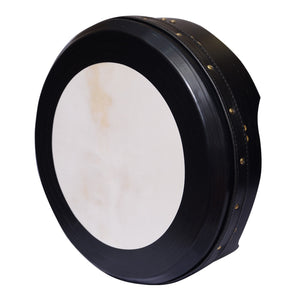 MUZIKOR 16"X5" HEARTLAND TUNABLE DEEP RIM BODHRAN TUNABLE BLACK T-BAR DEEP TUNE DRUM