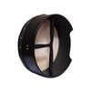 MUZIKOR 16"X6" HEARTLAND BLACK BODHRAN NON TUNABLE T-BAR DEEP TUNE DRUMS