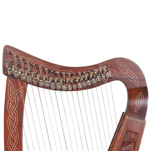 19 STRING BORU HARP ROSEWOOD