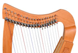 19 STRING TRINITY HARP BEECHWOOD