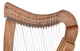 19 STRING BORU HARP WALNUT