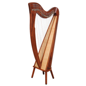 28 STRING CLADDAGH HARP ROSEWOOD