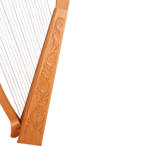 22 STRING TRINITY HARP BEECH WOOD