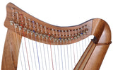 22 STRING CLADDAGH BUSKER HARP