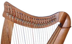 22 STRING CLADDAGH BUSKER HARP