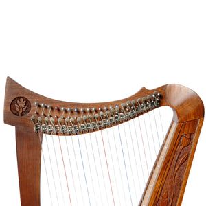 22 STRING TRINITY CRESTED HARP ROSEWOOD