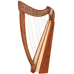 22 STRING BORU HARP ROSEWOOD