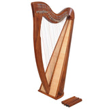 28 STRING CLADDAGH HARP ROSEWOOD