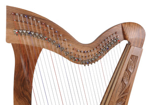 29 STRING TRINITY HARP WALNUT