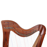 28 STRING CLADDAGH HARP ROSEWOOD