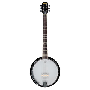 HEARTLAND 6 STRING GUITAR BANJO SOLID BACK, GUITAR BANJO