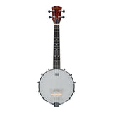 NEW HEARTLAND 4 STRING BANJOLELE BANJO UKULELE 23 INCH CONCERT MAHOGANY