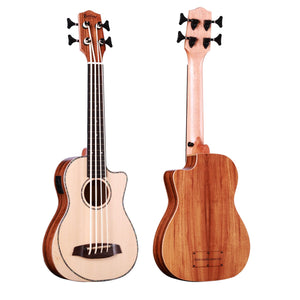 BARITONE UKULELE BASS ACACIA WITH EQ