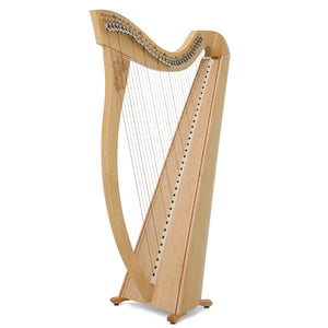 CAMAC AZILIZ LEVER HARP, 34 ALLIANCE CARBON STRINGS IN MAPLE
