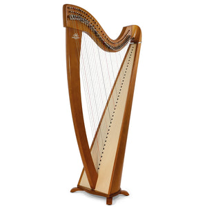 CAMAC KORRIGAN HARP 38 GUT STRINGS IN CHERRY