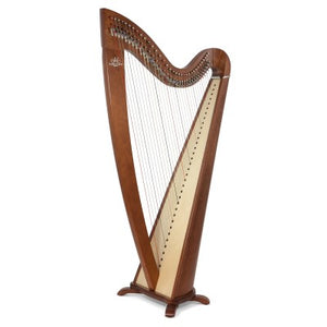 CAMAC TELENN LEVER HARP, 34 GUT STRINGS IN WALNUT
