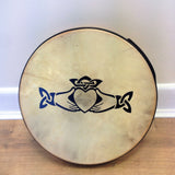 MUZIKOR 10" HEARTLAND CLADDAGH BODHRAN DRUMS