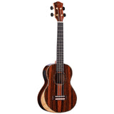 CONCERT UKULELE EBONY WITH EQ