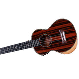 CONCERT UKULELE EBONY WITH EQ