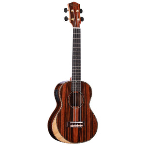 CONCERT UKULELE EBONY WITH EQ
