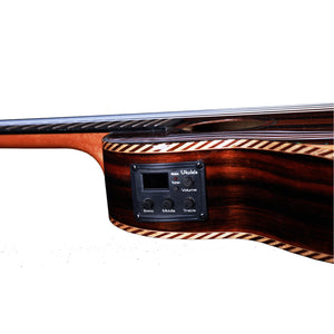 TENOR UKULELE EBONY WITH EQ