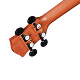 CONCERT UKULELE EBONY WITH EQ