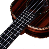 CONCERT UKULELE EBONY WITH EQ