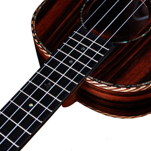 TENOR UKULELE EBONY WITH EQ
