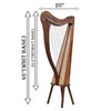 22 STRING ARD RI HARP WALNUT