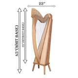 29 STRING BORU HARP WALNUT
