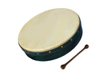 MUZIKOR 12"X3" HEARTLAND GREEN BODHRAN PRETUNED CROSS BAR DRUMS