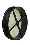 MUZIKOR 12"X3" HEARTLAND BLACK BODHRAN PRETUNED CROSS BAR DRUMS