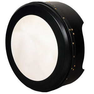 MUZIKOR 16"X6" HEARTLAND TUNABLE DEEP RIM BODHRAN TUNABLE BLACK T-BAR DEEP TUNE DRUM
