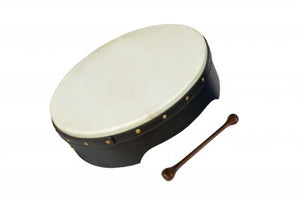 MUZIKOR 12 X 3.5 HEARTLAND BLACK BODHRAN PRETUNED T-BAR DRUMS