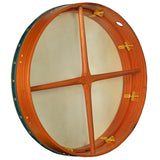 MUZIKOR 18"X3.5" RED CEADER BODHRAN TUNABLE CROSS BAR DRUMS