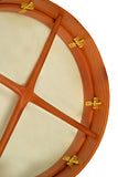 MUZIKOR 18"X3.5" RED CEADER BODHRAN TUNABLE CROSS BAR DRUMS