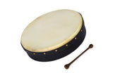 MUZIKOR 12"X3" HEARTLAND BLACK BODHRAN PRETUNED CROSS BAR DRUMS