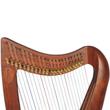 22 STRING CLADDAGH HARP ROSEWOOD