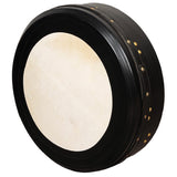 MUZIKOR 16"X4" HEARTLAND BODHRAN TUNABLE BLACK SINGLE BAR DEEP TUNE DRUM