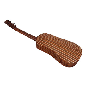 HEARTLAND SELLAS BAROQUE GUITAR, 5 COURSE VARIEGATED WALNUT ROSEWOOD