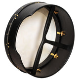MUZIKOR 14"X5" HEARTLAND BODHRAN BLACK, T-BAR DEEP TUNE DRUMS