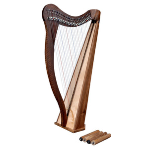 27 STRING ARD RI HARP WALNUT