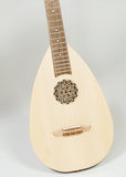 HEARTLAND BAROQUE UKULELE, 4 STRING BARITONE WALNUT