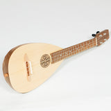 HEARTLAND BAROQUE UKULELE, 4 STRING BARITONE WALNUT