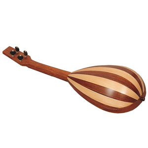 HEARTLAND BAROQUE UKULELE, 4 STRING CONCERT VARIEGATED ROSEWOOD AND LACEWOOD