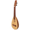 HEARTLAND BAROQUE UKULELE, 4 STRING CONCERT VARIEGATED ROSEWOOD AND LACEWOOD